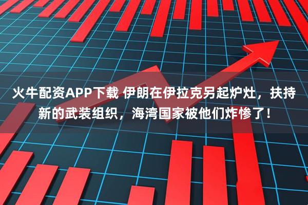 火牛配资APP下载 伊朗在伊拉克另起炉灶，扶持新的武装组织，海湾国家被他们炸惨了！